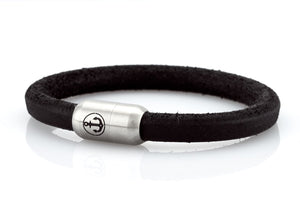 bracelet-man-Bootsmann-8-Neptn-leather-core-anker-stahl-schwarz