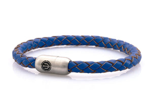 bracelet-man-Bootsmann-6-Neptn-Leder-Trident-Stahl-ocean-blue