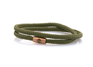 neptn women bracelet JUNO Anker Rosegold double 4 laurel rope